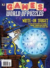 Games World of Puzzles Magazine